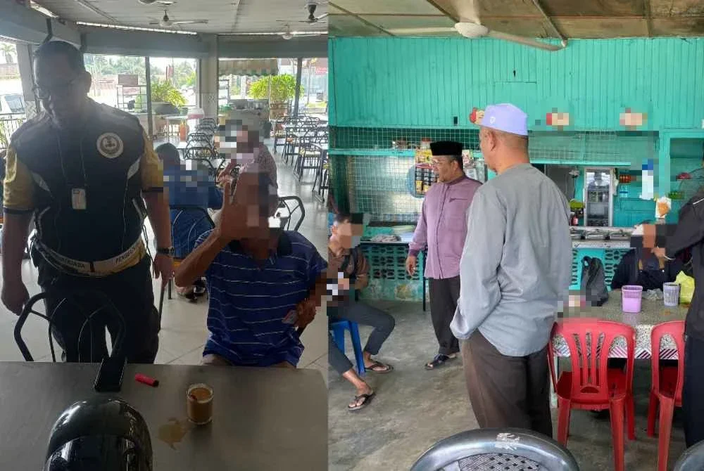 Individu yang ditahan telah diberikan Notis Perintahkan Hadir ke Unit Penguatkuasaan, Pejabat Agama Islam Daerah bagi tindakan lanjut. Foto Bahagian Penguatkuasaan JAIPk