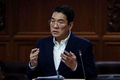 Tze Tzin pada Mesyuarat Pertama, Penggal Kelima Parlimen ke-15 Dewan Negara di Bangunan Parlimen pada Rabu. Foto: Bernama
