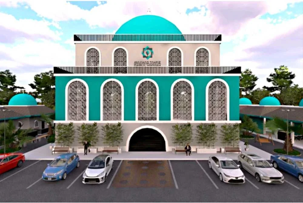 Gambaran ilustrasi kompleks baharu Maahad Tahfiz Darul Hikmah di Kampung Luar, Siong, Baling.