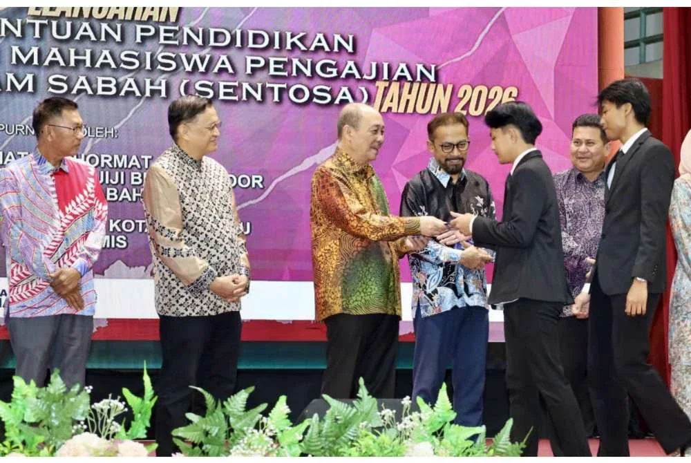 Hajiji ketika ditemui pemberita selepas Majlis Pelancaran SENTOSA Tahun 2026 di Dewan Rafflesia, Politeknik Kota Kinabalu pada Khamis.