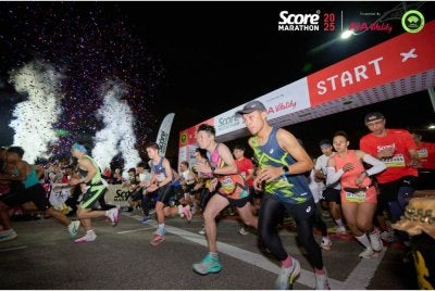 Suasana SCORE Marathon pada edisi tahun lalu di Putrajaya.