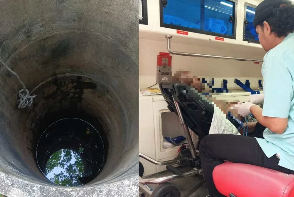 Mangsa diberikan rawatan awal sebelum dibawa ke Hospital Seberang Jaya untuk rawatan lanjut. Foto: JBPM 