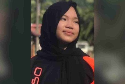Puteri Nor Aishah dilaporkan hilang sejak Rabu lalu. 