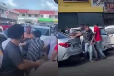 Beberapa individu dipercayai memukul penguat kuasa PBT di Sandakan tular di media sosial.