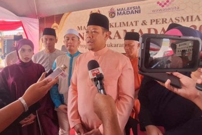 Mohd Razlan ketika ditemui semasa Program Sinar Ramadan di sini pada Sabtu.