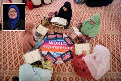 Seramai 100 pelajar dan kakitangan dijangka menyertai program yang berlangsung di Politeknik Sandakan. Gambar kecil: Noorazlinah