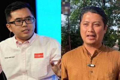 Wei Kiat (kiri) dan Tamim Dahri
