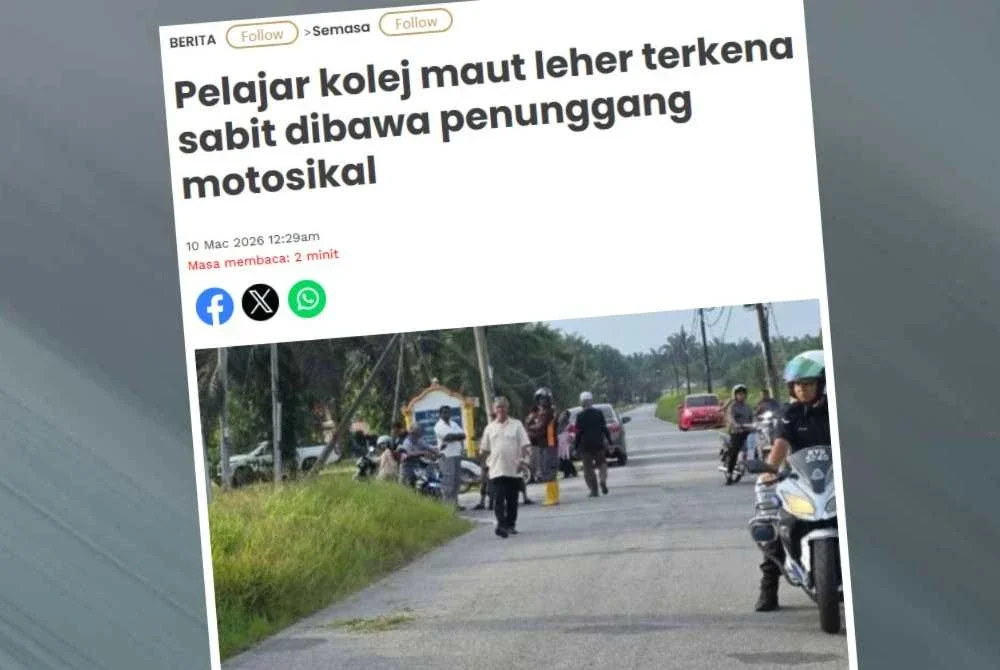 MSOSH menggesa pihak berkuasa menyiasat dan mengambil tindakan tegas terhadap majikan atas insiden kematian seorang pelajar di Teluk Intan.