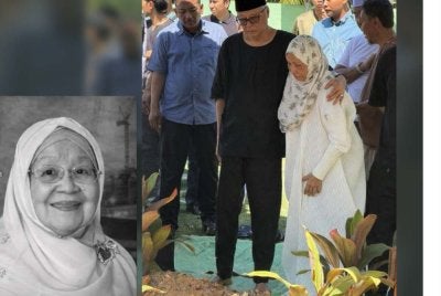 Jenazah Allahyarham Jamaliah selamat dikebumikan di Tanah Perkuburan Masjid Kariah, Batu 10 Cheras, Selangor pada Selasa.