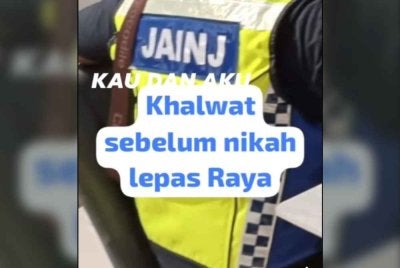 Bakal pengantin ditahan kerana berkhalwat di kondominium mewah di Johor Bahru.
