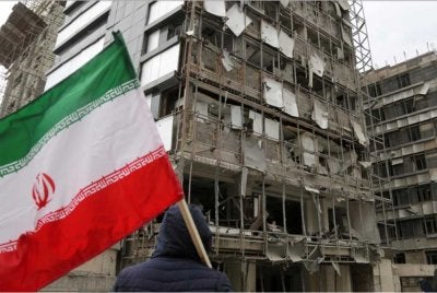 Keadaan Hospital Gandi di utara Teheran yang mengalami kerosakan teruk susulan serangan bersama Amerika Syarikat dan Israel pada 2 Mac 2026. Foto Agensi
