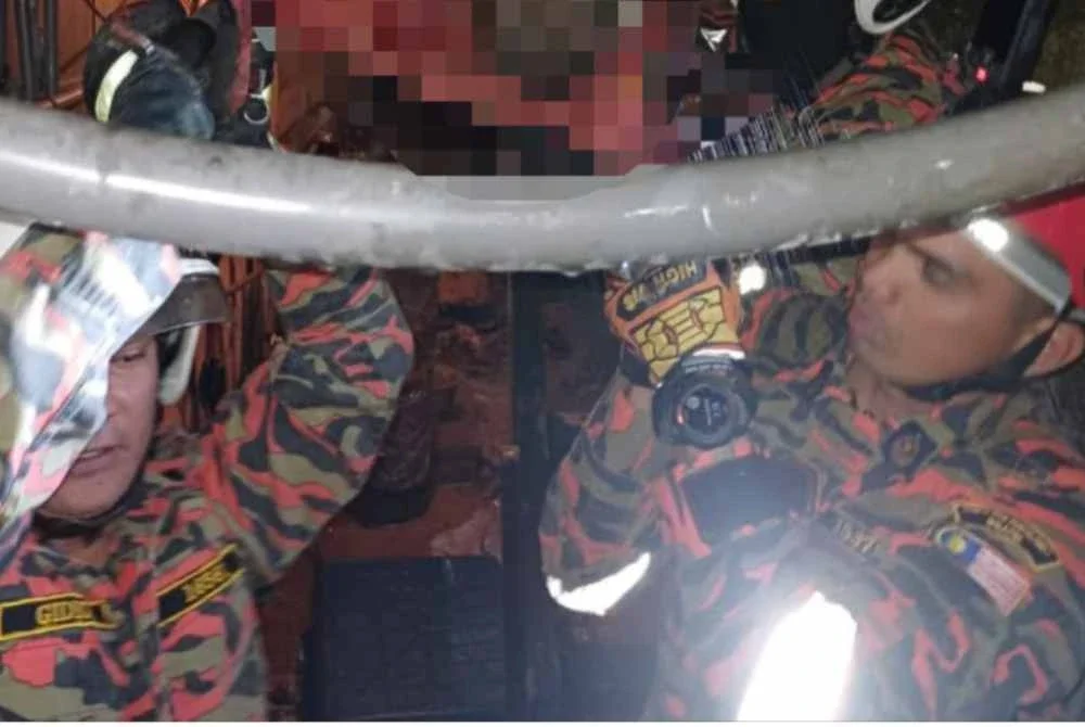 Seramai 10 anggota dikejar ke lokasi kejadian.