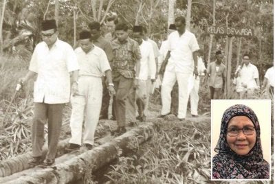 Bagi Tun Razak, pembasmian kemiskinan bukan sekadar agenda pembangunan, tetapi tanggungjawab moral. - Gambar kecil (Rahmah)