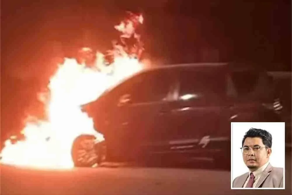 Individu didapati bersalah melakukan khianat dengan api atau bahan letupan boleh dikenakan hukuman penjara sehingga 20 tahun dan denda. Gambar kecil: Muhammad Akram