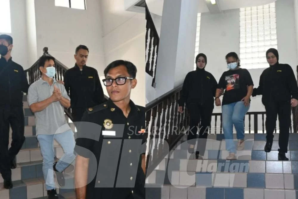 Pasangan suami isteri mengaku tidak bersalah terhadap pertuduhan dikenakan ke atas mereka. Foto: Sinar Harian