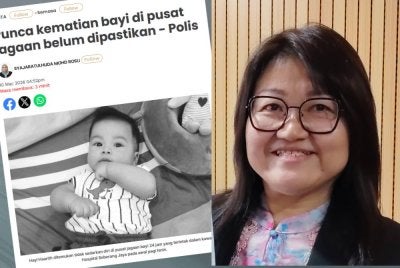 Laporan Sinar Harian dan Lim Siew Khim (kanan). 