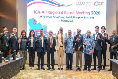 Mesyuarat Lembaga ICA-AP yang berlangsung di Bangkok pada Rabu.