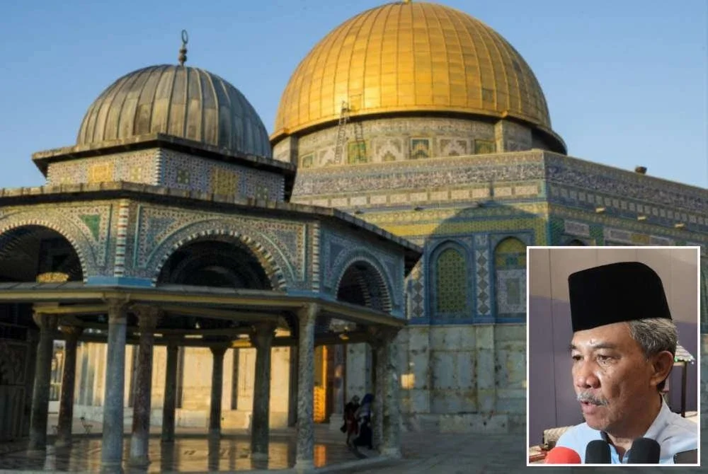 Malaysia mengecam tindakan rejim Zionis menutup pintu masuk Masjid Al-Aqsa. Gambar kecil: Mohamad