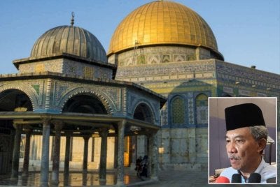 Malaysia mengecam tindakan rejim Zionis menutup pintu masuk Masjid Al-Aqsa. Gambar kecil: Mohamad