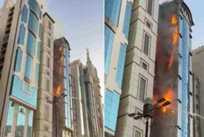 Semua jemaah Malaysia selamat selepas kebakaran di sebuah hotel di Makkah.