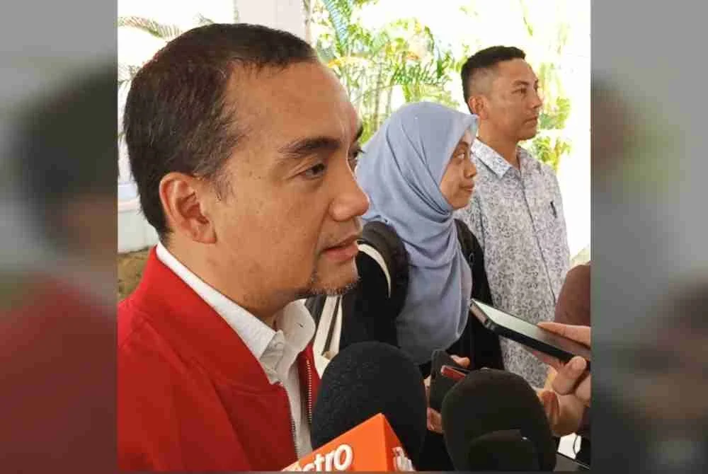 Onn Hafiz ditemui selepas Mesyuarat Perhubungan UMNO Johor, pada Sabtu.