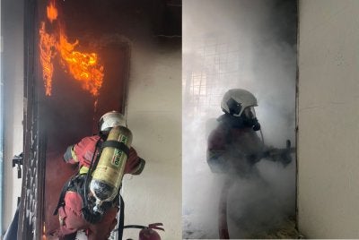 Jentera bomba tiba di lokasi kira-kira jam 10.46 pagi dan mendapati kebakaran melibatkan sebuah rumah apartmen empat tingkat di tingkat tiga.