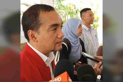 Onn Hafiz ditemui selepas Mesyuarat Perhubungan UMNO Johor, pada Sabtu.