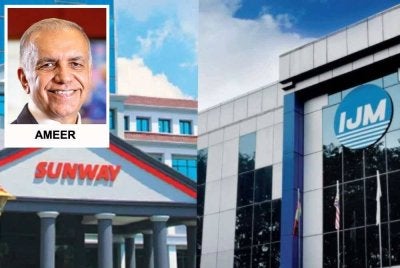 Sunway sebelum ini mengumumkan tawaran pengambilalihan sukarela bersyarat ke atas IJM dengan nilai keseluruhan kira-kira RM11 bilion.