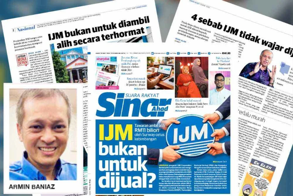 Laporan Sinar Ahad pada 15 Mac lalu. 