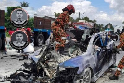  Dua anggota Tentera Darat Malaysia (TDM) maut dalam kemalangan membabitkan empat kenderaan di Kilometer 70, Jalan Bandar Permaisuri, Jalan Kuala Terengganu - Kota Bharu.