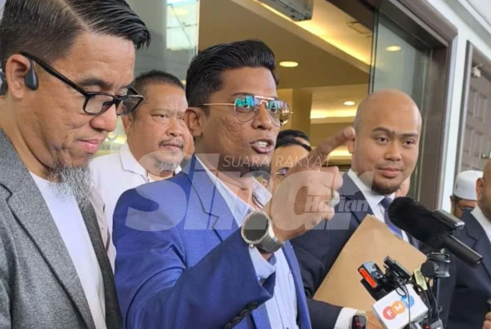 Zamri Vinoth ketika ditemui pemberita selepas prosiding pertuduhan di Mahkamah Majistret Kuala Lumpur pada Selasa.