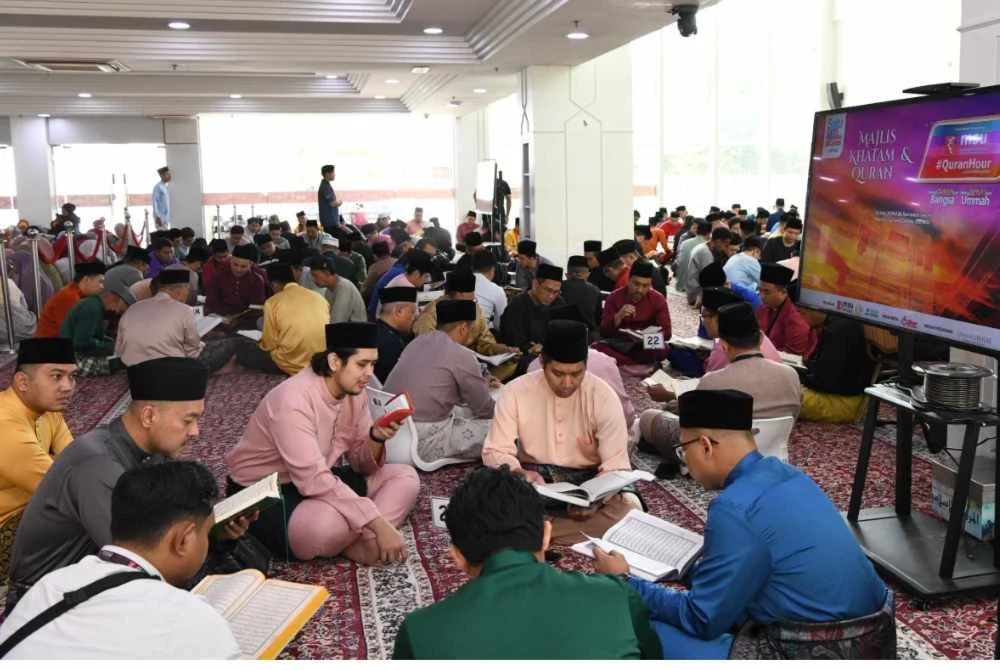 Kira-kira 1,200 warga MSU menyertai majlis khatam al-Quran dan MSU #QuranHour 2026 pada Isnin. 