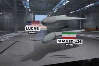 Dron 'Lucas' dihasilkan AS yang meniru rekaan Shahed-136 dibangunkan Iran. Foto Agensi