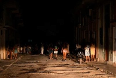 Penduduk Cuba kini hidup tanpa bekalan elektrik. Foto Agensi