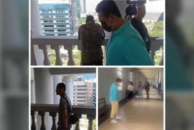 Antara individu dituduh di Mahkamah Kuala Lumpur pada Selasa.