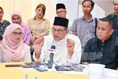 Nizam ketika ditemui pemberita pada majlis berbuka puasa bersama pengamal media Sabah di SICC, Kota Kinabalu.
