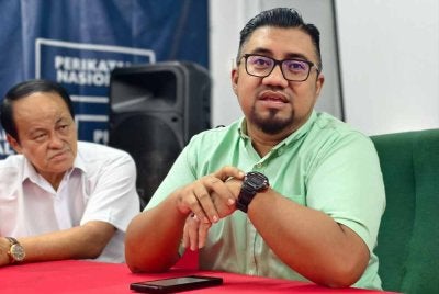 Chegubard ketika sidang akhbar di Pejabat Bersatu Port Dickson.