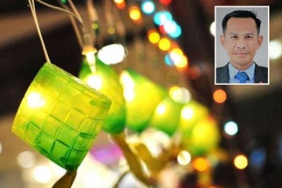 Aidilfitri bukanlah tentang kemewahan tetapi nilai kesyukuran dan silaturahim. Gambar kecil: Muhamad Azuan