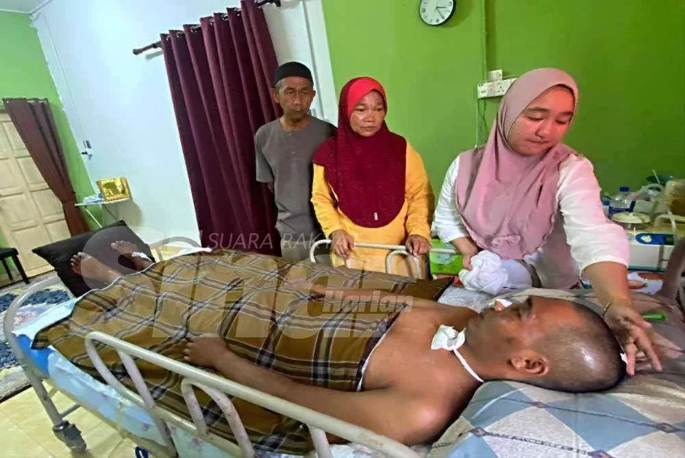 Rosirdawatie bertuah apabila bapa dan ibu mentuanya banyak membantu memberi semangat serta menjaga suaminya yang kini koma.