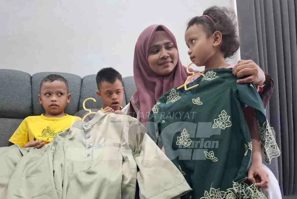 Nur Aini sering berkongsi cerita kebaikan arwah kepada anak-anaknya agar kenangan terhadap insan tersayang itu terus hidup dalam ingatan mereka.