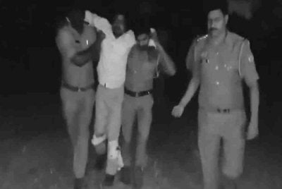 Suspek cedera di kaki selepas kejadian berbalas tembakan dengan polis. Foto: X/@sirajnoorani