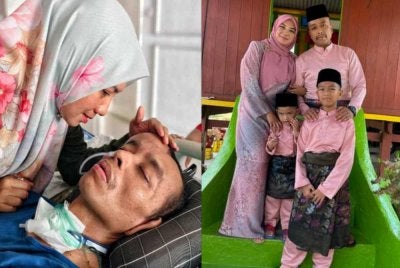 Sambutan Aidilfitri kali ini tidak lagi sama buat Koperal Rozalina Jaafar, 40, apabila suaminya yang juga merupakan anggota polis hanya terbaring kaku di rumah selepas menjadi mangsa langgar lari. 