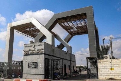  Pintu sempadan Rafah, laluan yang menghubungkan Semenanjung Gaza dengan Mesir, dibuka semula pada Khamis. Foto: Agensi 