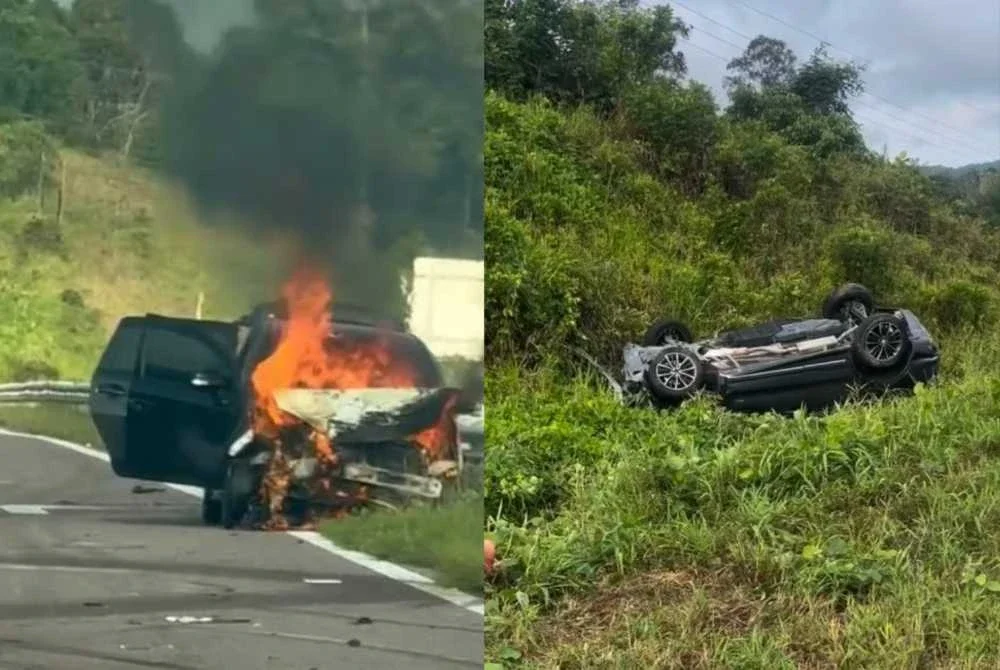 Tiga maut, manakala lima lagi cedera dalam kemalangan membabitkan dua kenderaan di Sri Aman.