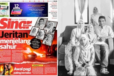 Lima beranak terkorban dalam tragedi kebakaran rumah di Kampung Pamah Kulat,Ulu Dong pada 26 Februari lalu.