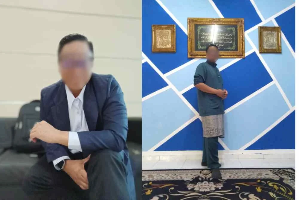 Lelaki itu kelihatan lebih bersemangat selepas memang kes saman fitnah terhadap bekas isterinya di Mahkamah Tinggi Shah Alam pada bulan lalu.