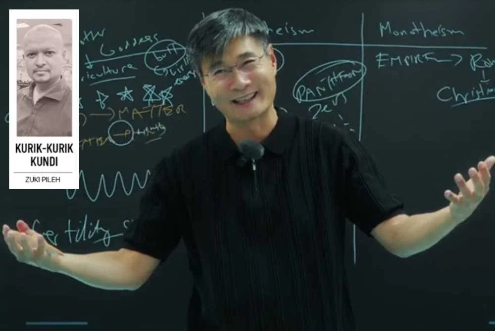 Jiang Xueqin dikenali sebagai 'Profesor Jiang' melalui teori predictive history iaitu membaca sejarah lampau untuk meramal masa depan dunia.