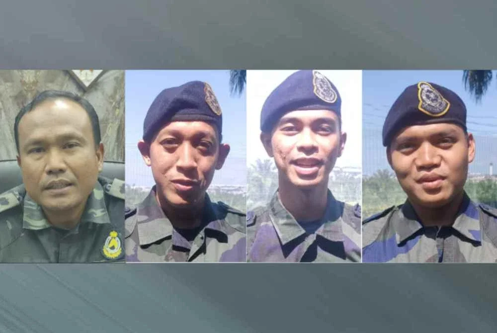 Dari Kiri: Rajab, Hafizuddin, Mohd Shafiq dan Yusri. 