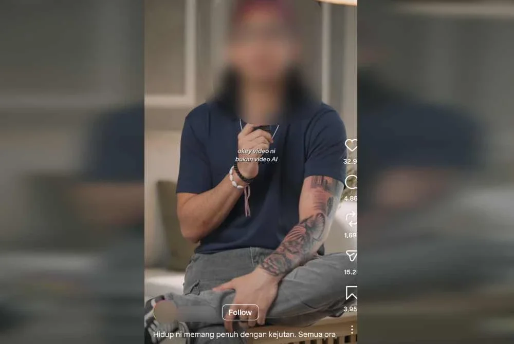 Dalam video yang tular, pempengaruh terbabit mendakwa dirinya menghadapi masalah emosi.