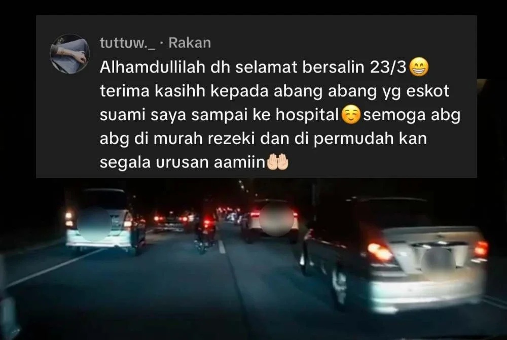 Detik cemas dilalui seorang lelaki ketika membawa isteri yang sakit hendak bersalin ke hospital bertukar menjadi pengalaman penuh makna apabila dibantu insan prihatin.